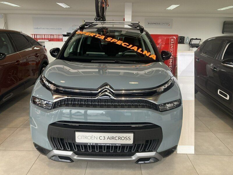 Zielony jasny Używany 2022 Citroën C3 Aircross Shine SUV | 95 999 zł - Obraz 1/4
