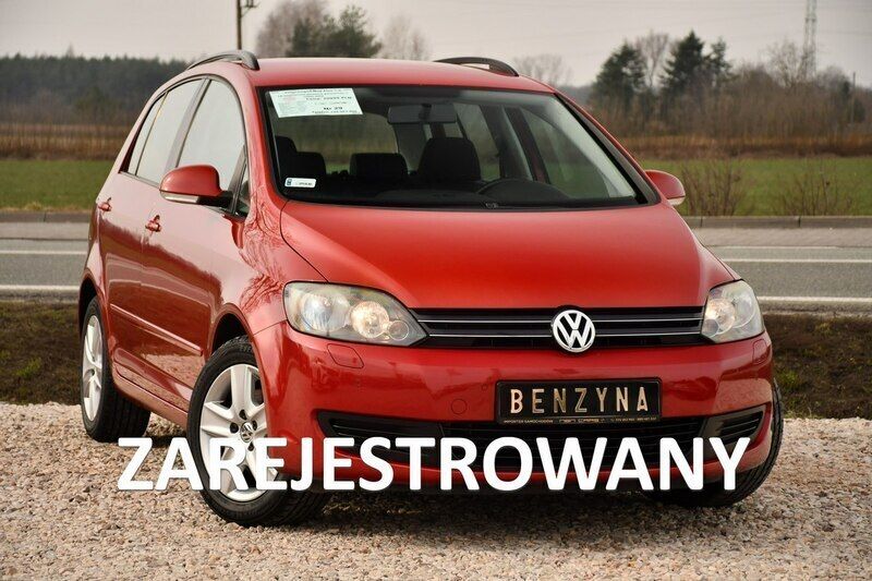 Bordowy (metalik, perła) Używany 2009 VW Golf Plus Cross Minivan | 20 999 zł (Uczciwa cena) - Obraz 1/4