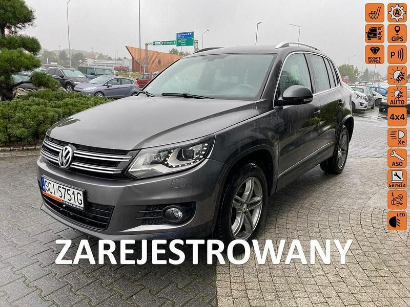 Szary Używany 2015 VW Tiguan SUV | 62 900 zł (Uczciwa cena) - Obraz 1/4