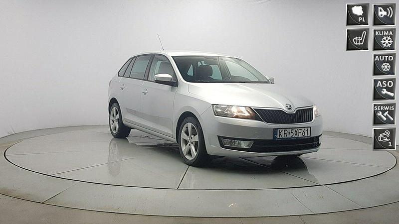 Używany Skoda Rapid 110 KM (80 kW) 2017 Srebrny Hatchback
