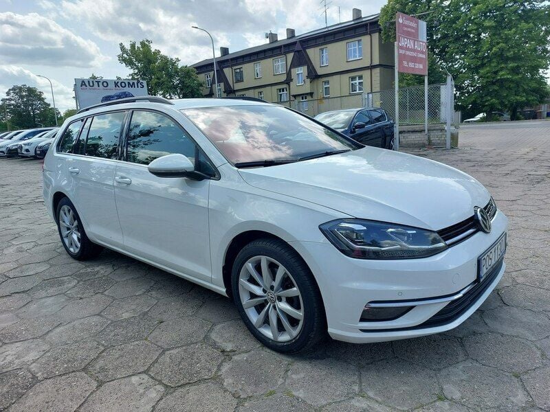 Biały Używany 2019 VW Golf VII Kombi | 59 000 zł (Dość drogi) - Obraz 1/4