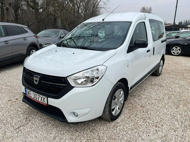 Biały (metalik) Używany 2019 Dacia Dokker Van | 43 800 zł (Uczciwa cena) - Obraz 1/4