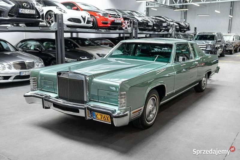 Zielony Używany 1978 Lincoln Continental Coupe | 298 000 zł - Obraz 1/4