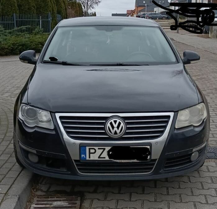 Używany VW Passat Highline 2008 Czarny Sedan/Limuzyna