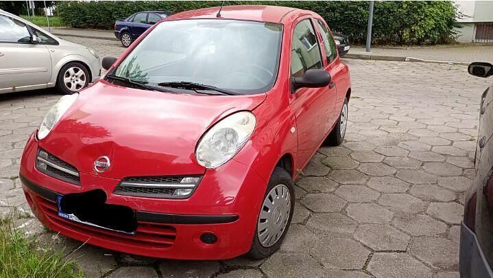 Czerwony Używany 2006 Nissan Micra Hatchback | 2500 zł (Dobra cena) - Obraz 1/4