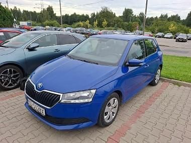 Niebieski Używany 2021 Skoda Fabia Ambition Hatchback | 25 200 zł (Super Cena) - Obraz 1/4