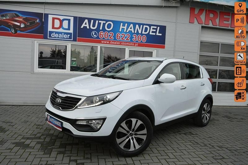Biały Używany 2013 Kia Sportage SUV | 34 800 zł (Uczciwa cena) - Obraz 1/4