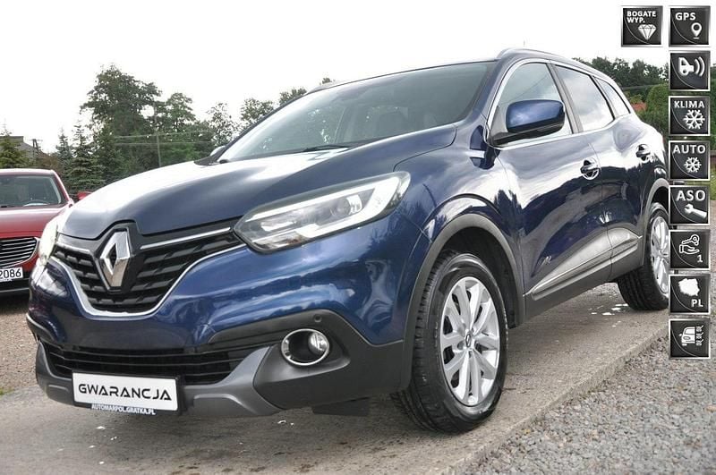 Niebieski Używany 2018 Renault Kadjar SUV | 52 800 zł (Uczciwa cena) - Obraz 1/4