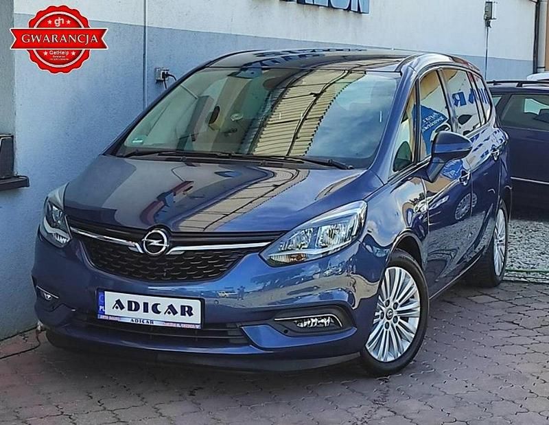 Niebieski Używany 2017 Opel Zafira Minivan | 49 400 zł (Dość drogi) - Obraz 1/4