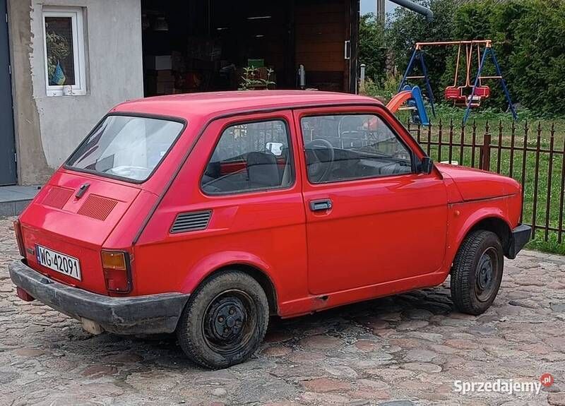 Czerwony Używany 1996 Fiat 126 Hatchback | 6299 zł (Dobra cena) - Obraz 1/4