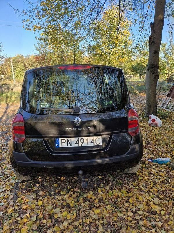 Używany Renault Modus 2010 Czarny Minivan