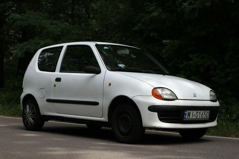Biały Używany 2000 Fiat Seicento Hatchback | 1500 zł - Obraz 1/4