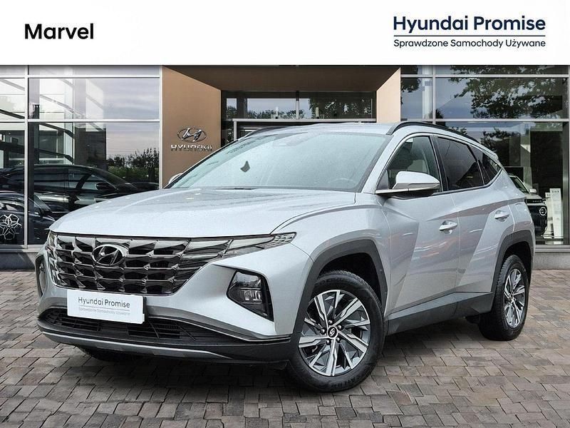 Srebrny Używany 2024 Hyundai Tucson SUV | 126 700 zł (Drogi) - Obraz 1/4
