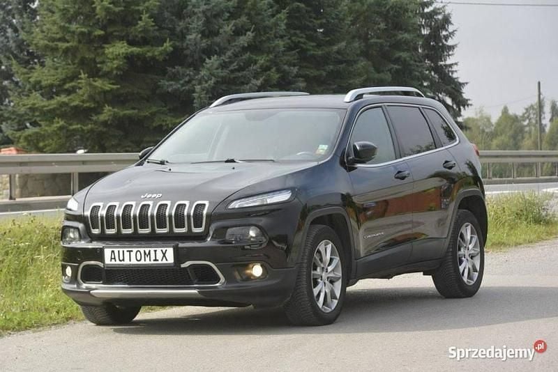 Czarny (metalik) Używany 2018 Jeep Cherokee SUV | 68 300 zł (Dość drogi) - Obraz 1/4