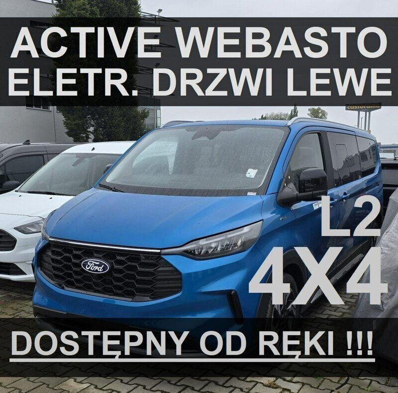 Niebieski (metalik) Nowe 2024 Ford Tourneo Custom Minivan | 285 975 zł (Uczciwa cena) - Obraz 1/3