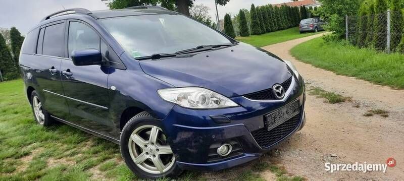 Granatowy Używany 2009 Mazda 5 Minivan | 9500 zł (Super Cena) - Obraz 1/4