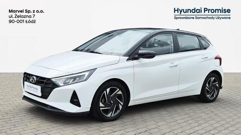 Biały Używany 2020 Hyundai i20 Hatchback | 61 900 zł (Drogi) - Obraz 1/4
