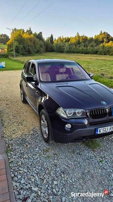Niebieski Używany 2007 BMW X3 SUV | 29 500 zł (Uczciwa cena) - Obraz 1/4