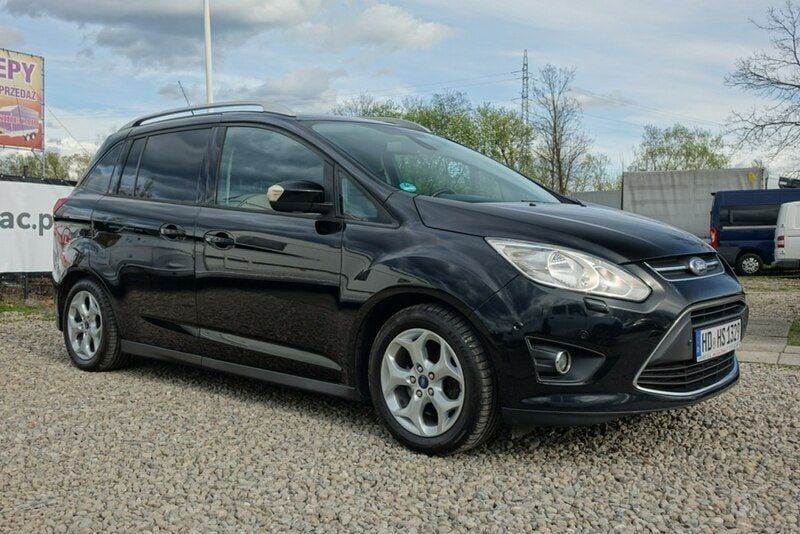 Czarny Używany 2010 Ford Grand C-Max Minivan | 26 900 zł (Drogi) - Obraz 1/4