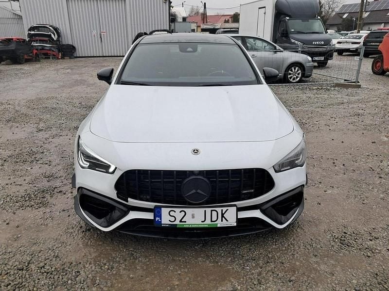Używany Mercedes CLA45 AMG AMG 421 KM (309 kW) 2020 Biały Sedan/Limuzyna