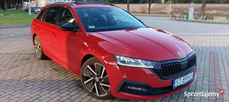 Używany Skoda Octavia Style 2021 Czerwony Kombi