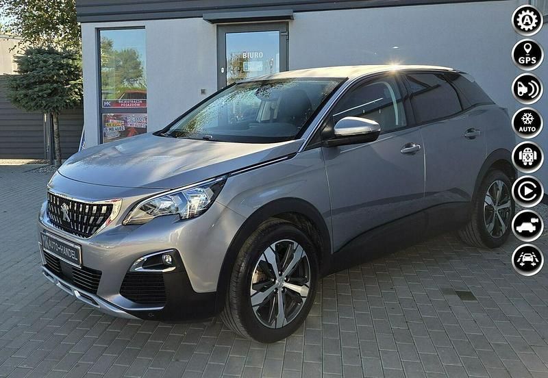 Szary (metalik) Używany 2019 Peugeot 3008 SUV | 64 900 zł (Dobra cena) - Obraz 1/4