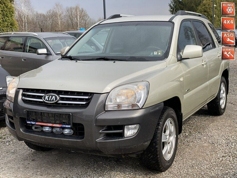 Złoty Używany 2006 Kia Sportage Active SUV | 17 500 zł (Uczciwa cena) - Obraz 1/4