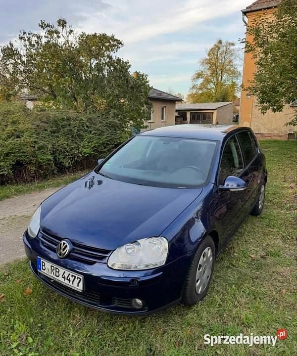 Niebieski Używany 2008 VW Golf V Sedan/Limuzyna | 9900 zł (Dobra cena) - Obraz 1/4