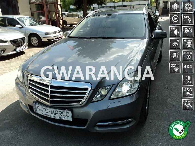 Beżowy Używany 2011 Mercedes E250 Kombi | 35 000 zł - Obraz 1/4