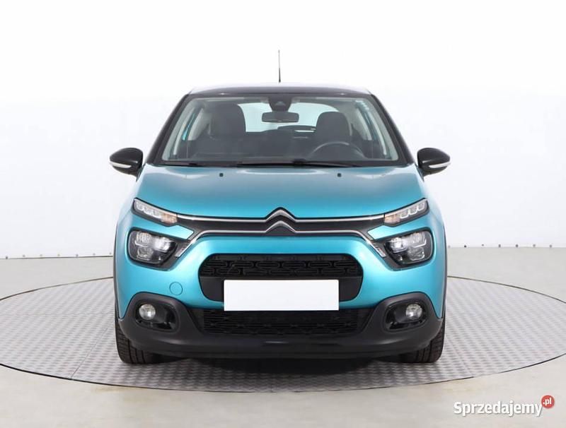 Niebieski Używany 2022 Citroën C3 PureTech Hatchback | 54 999 zł (Dość drogi) - Obraz 1/4