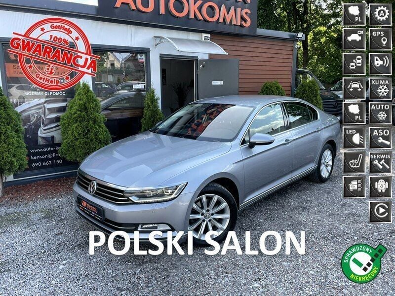 Srebrny Używany 2018 VW Passat Sedan/Limuzyna | 59 900 zł (Uczciwa cena) - Obraz 1/4
