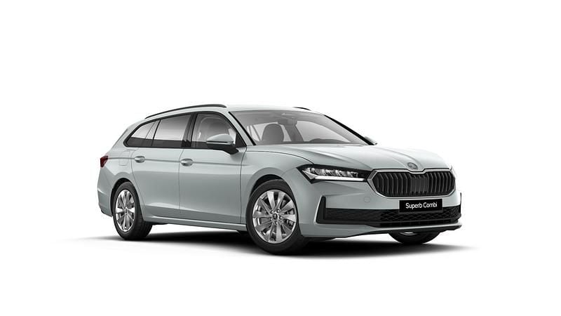 Srebrny pebble metalizowany Nowe 2026 Skoda Superb Essence Kombi | 191 100 zł (Super Cena) - Obraz 1/4