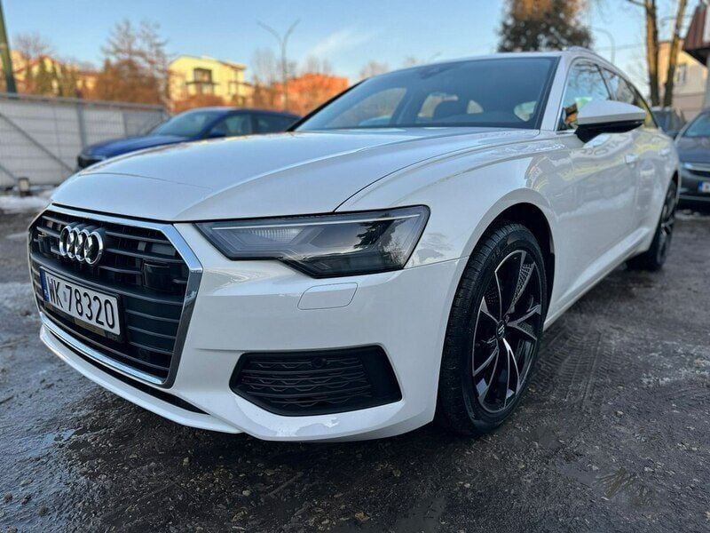 Biały Używany 2021 Audi A6 Sport Kombi | 99 900 zł (Super Cena) - Obraz 1/4