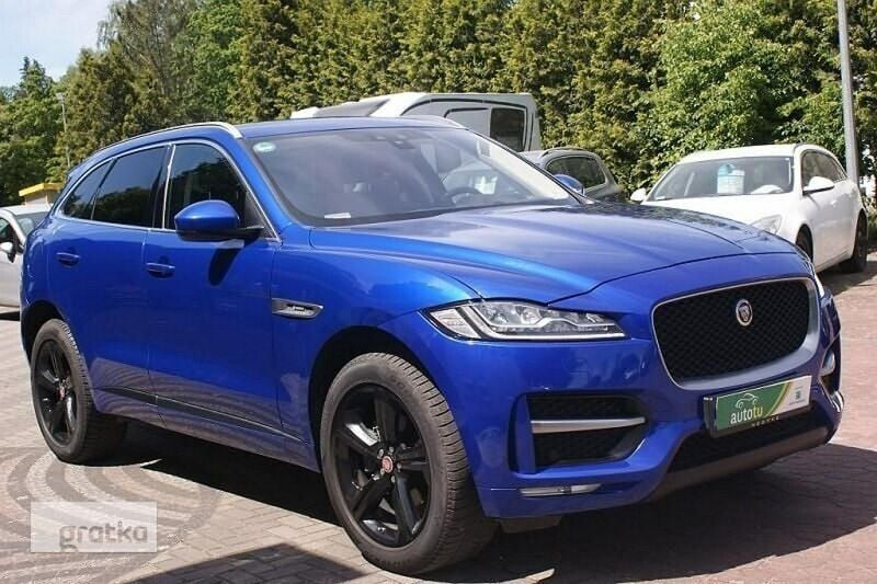 Niebieski Używany 2018 Jaguar F-Pace R-Sport SUV | 124 900 zł (Dobra cena) - Obraz 1/4
