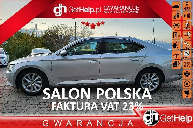 Używany Skoda Superb 150 KM (110 kW) 2019 Srebrny Sedan/Limuzyna