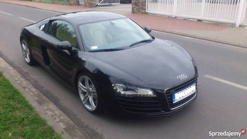 Czarny Używany 2008 Audi R8 Coupé Sport Coupe | 279 000 zł - Obraz 1/4