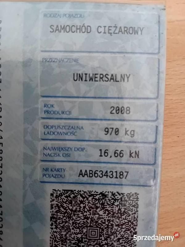 Używany 2008 Fiat Scudo Minivan | 8500 zł - Obraz 1/4