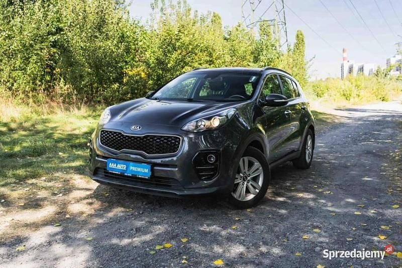Szary Używany 2018 Kia Sportage SUV | 68 499 zł (Uczciwa cena) - Obraz 1/4