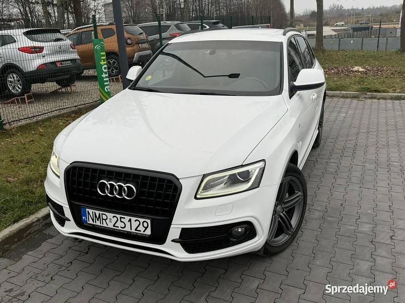 Biały Używany 2014 Audi Q5 S-Line SUV | 69 900 zł (Dobra cena) - Obraz 1/4