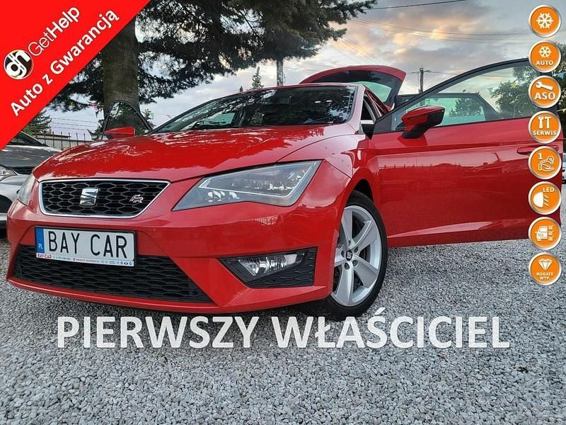 Czarny Używany 2015 Seat Leon FR Hatchback | 33 900 zł (Super Cena) - Obraz 1/4