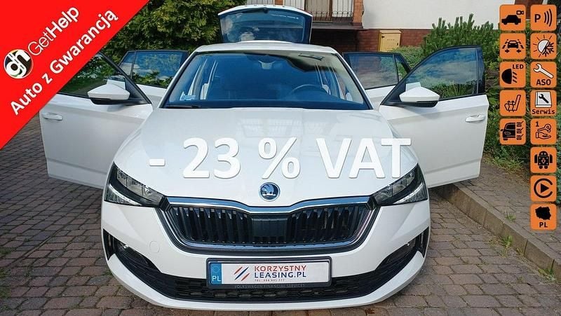 Biały Używany 2020 Skoda Scala Hatchback | 31 600 zł (Dobra cena) - Obraz 1/2