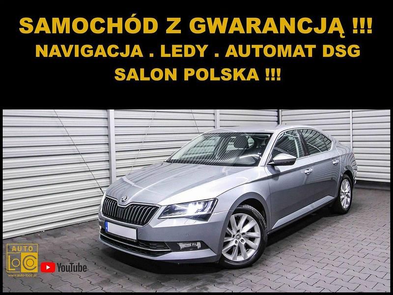 Szary (metalik) Używany 2019 Skoda Superb Sedan/Limuzyna | 51 490 zł - Obraz 1/4