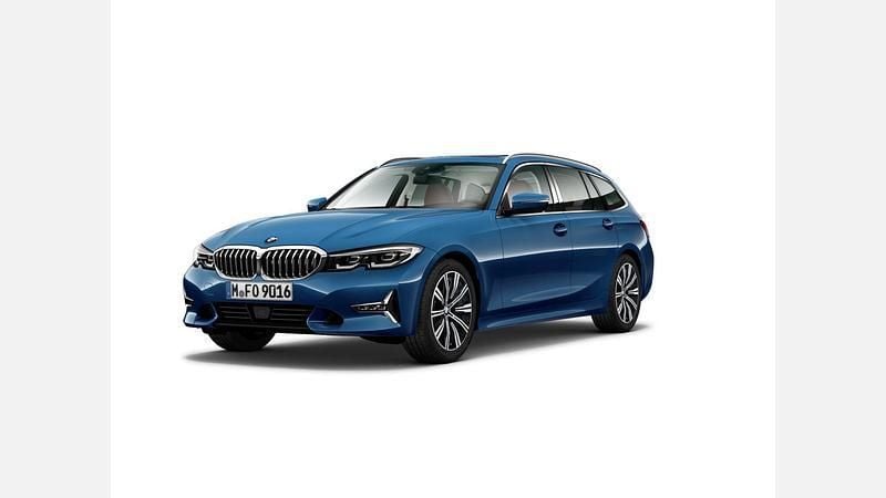 Phytonic blue metallic metalizowany Używany 2021 BMW 320 Luxury Line Kombi | 124 999 zł (Dość drogi) - Obraz 1/3