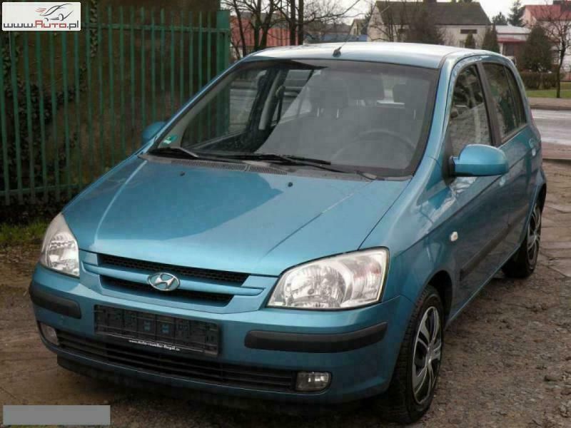 Niebieski (metalik) Używany 2004 Hyundai Getz Hatchback | 6800 zł (Dość drogi) - Obraz 1/4