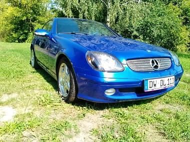 Niebieski Używany 2000 Mercedes A170 Kabriolet | 14 000 zł - Obraz 1/4