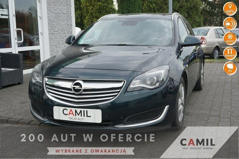 Zielony (metalik) Używany 2014 Opel Insignia Kombi | 27 800 zł (Uczciwa cena) - Obraz 1/3