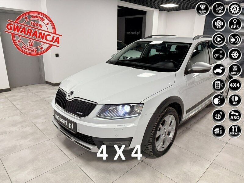Biały Używany 2016 Skoda Octavia Kombi | 59 000 zł (Uczciwa cena) - Obraz 1/4