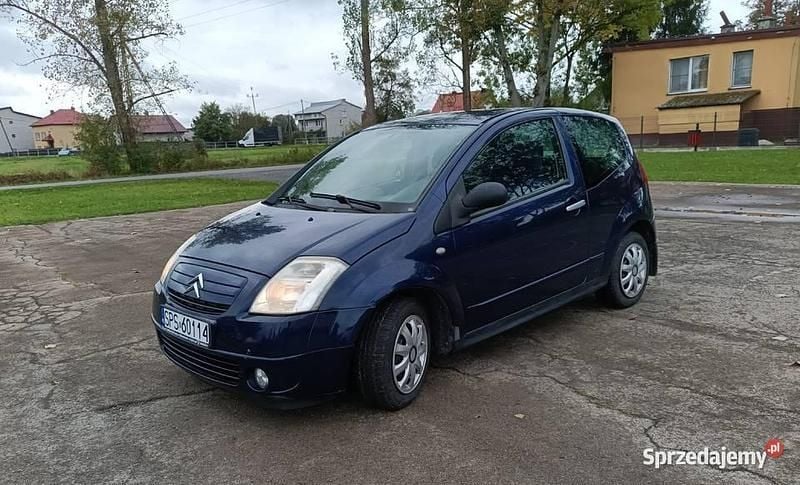 Granatowy Używany 2004 Citroën C2 Hatchback | 2400 zł (Uczciwa cena) - Obraz 1/4