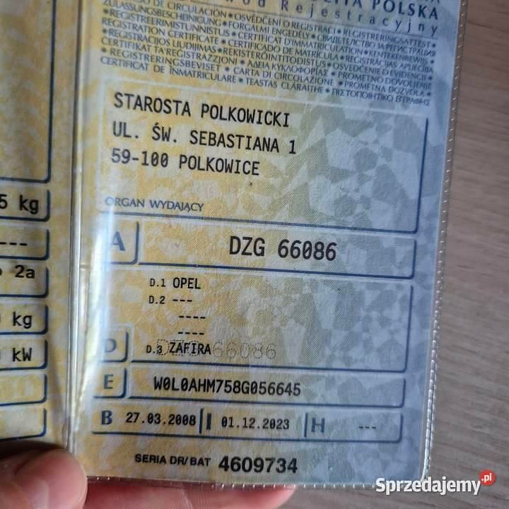 Używany Opel Zafira 2008 Srebrny Minivan