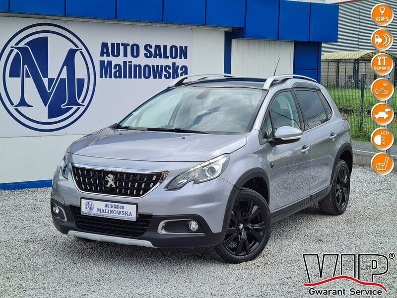 Szary Używany 2019 Peugeot 2008 SUV | 46 900 zł (Super Cena) - Obraz 1/4